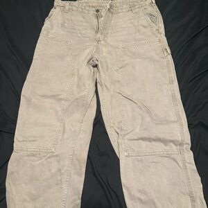 Zara Men's Light Gray Cargo Pants